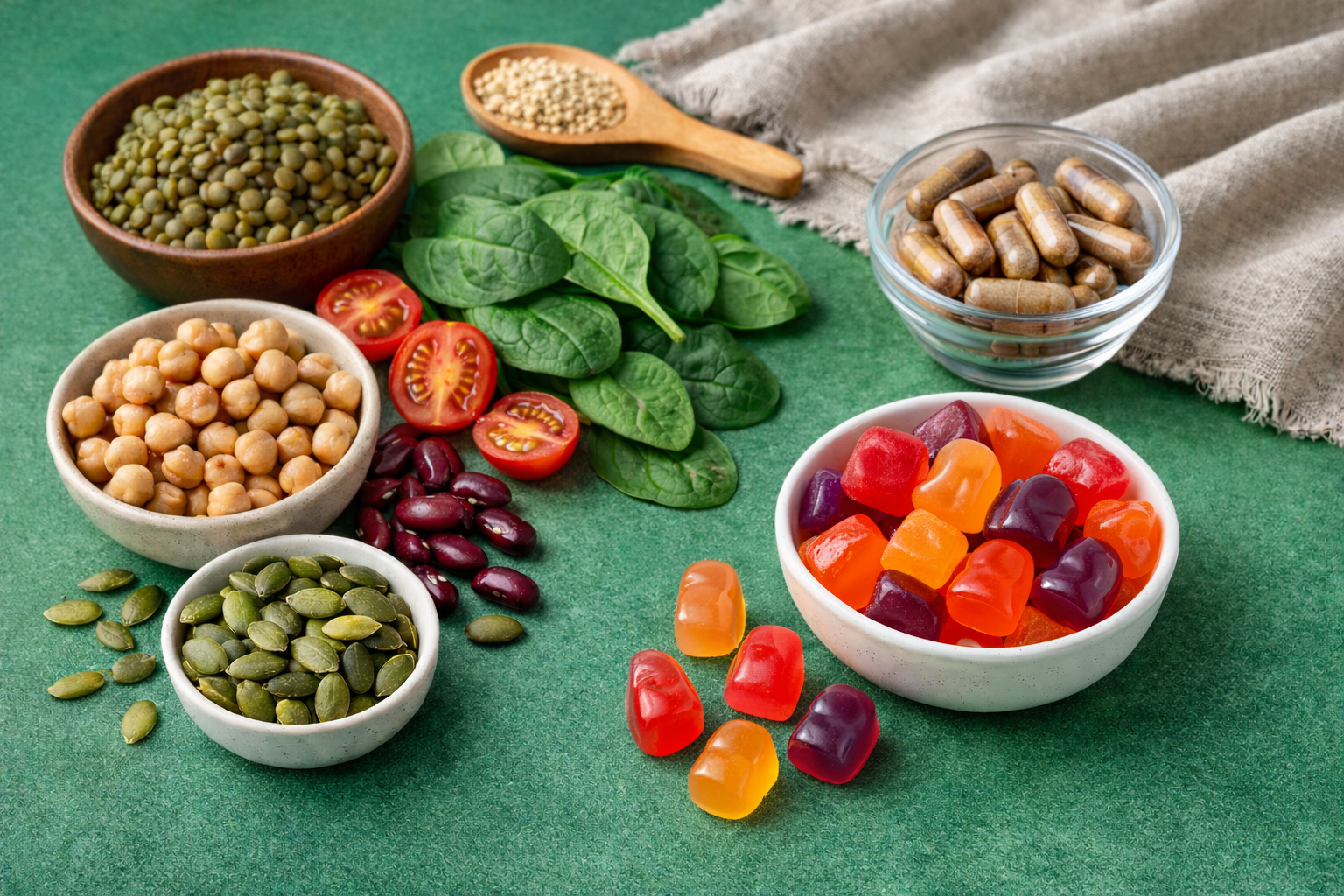 Vegan Iron Sources: Foods, Absorption and Supplements